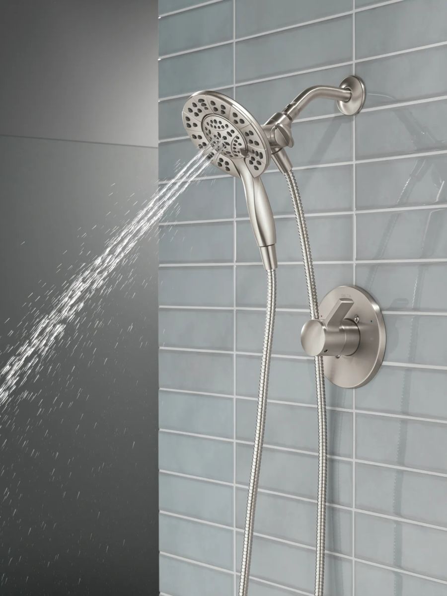 DELTA Albion  Monitor 14 Series Shower Only Trim Only with In2ition Hand Shower — Spotshield Brushed Nickel