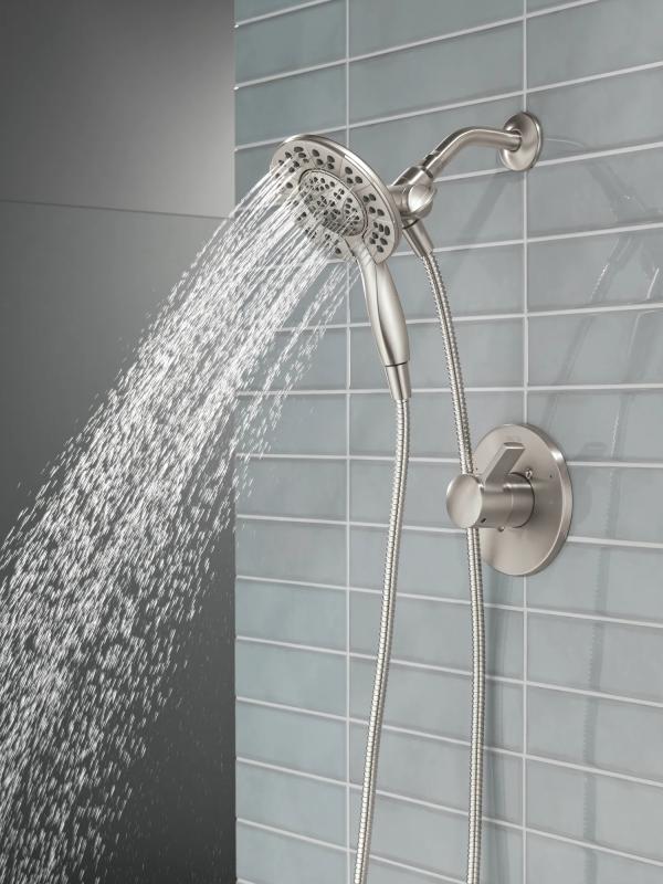 DELTA Albion  Monitor 14 Series Shower Only Trim Only with In2ition Hand Shower — Spotshield Brushed Nickel