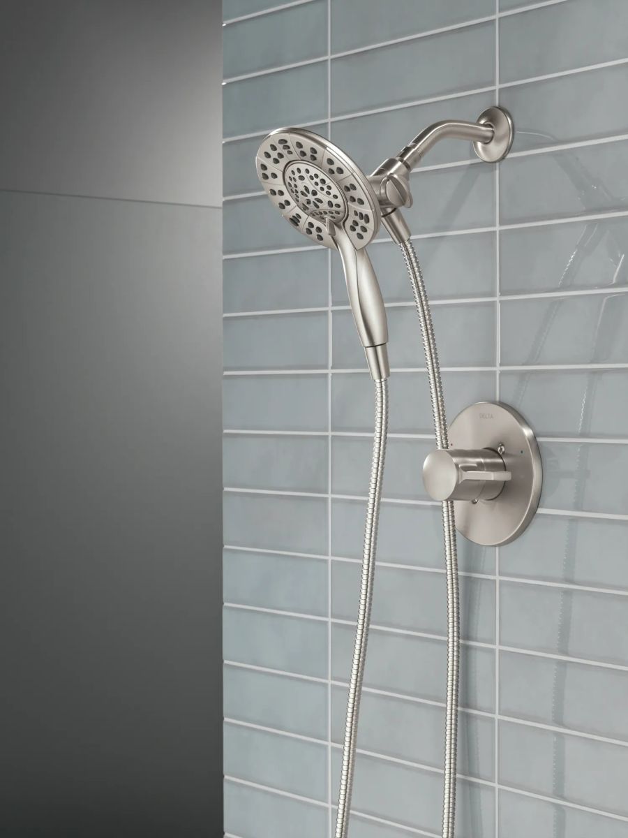 DELTA Albion  Monitor 14 Series Shower Only Trim Only with In2ition Hand Shower — Spotshield Brushed Nickel
