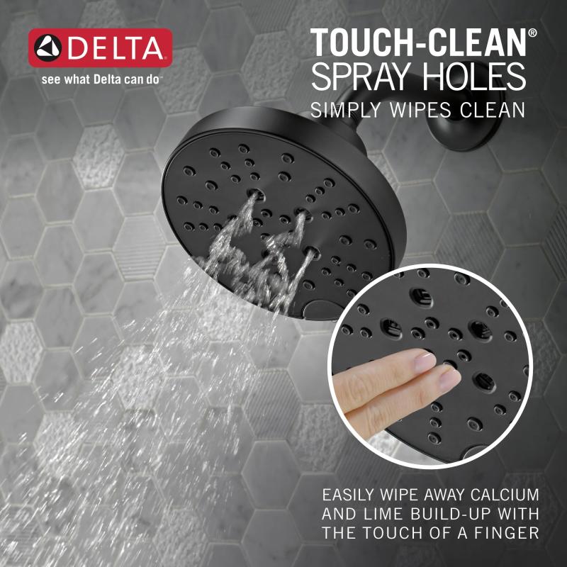 DELTA Tetra 14 Series Shower Trim — Matte Black