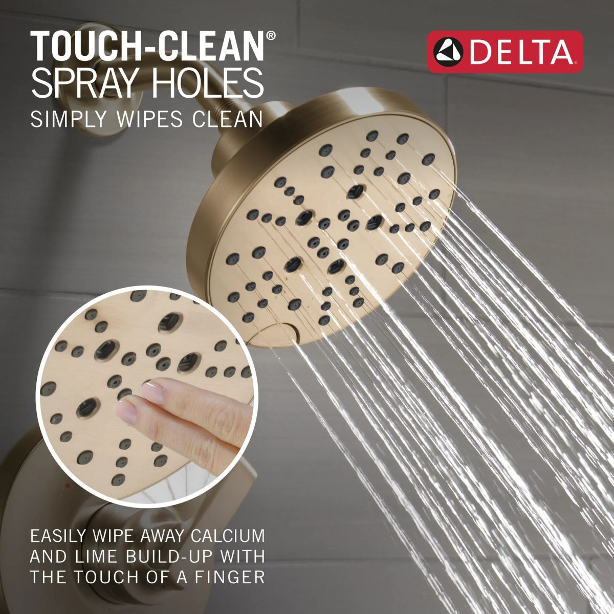 DELTA Tetra 14 Series Shower Trim — Lumicoat® Champagne Bronze