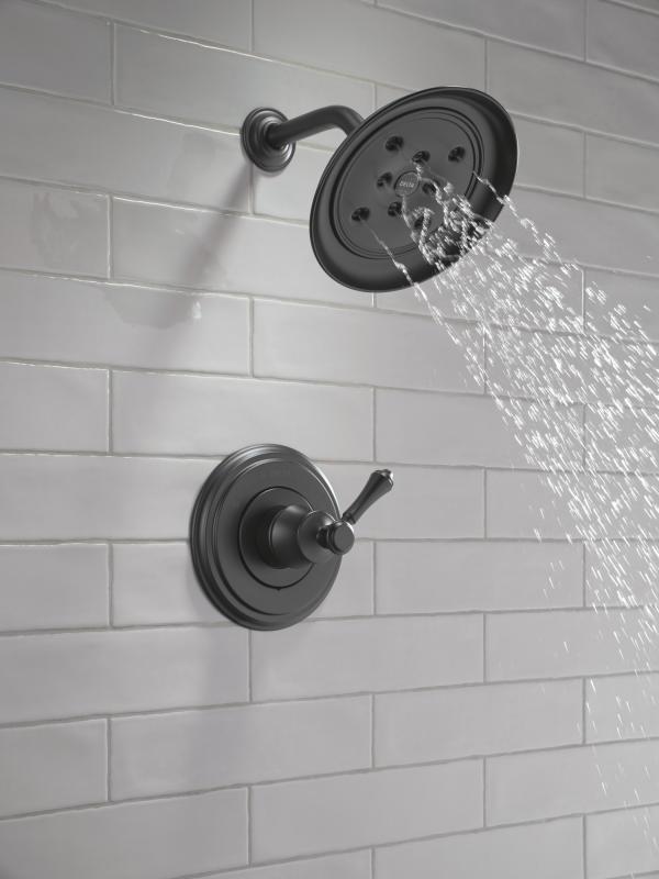 DELTA Cassidy 14 Series Shower Trim — Matte Black
