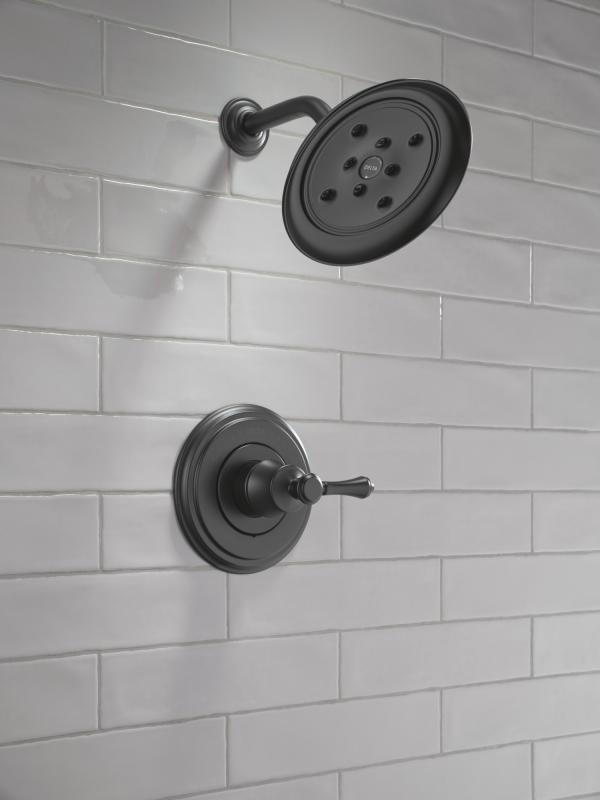 DELTA Cassidy 14 Series Shower Trim — Matte Black