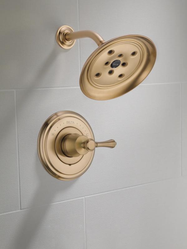 DELTA Cassidy Monitor 14 Series H2OKINETIC Shower Trim - Less Handle — Champagne Bronze