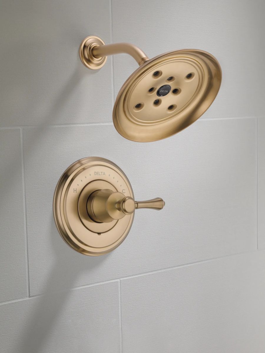 DELTA Cassidy Monitor 14 Series H2OKINETIC Shower Trim - Less Handle — Champagne Bronze