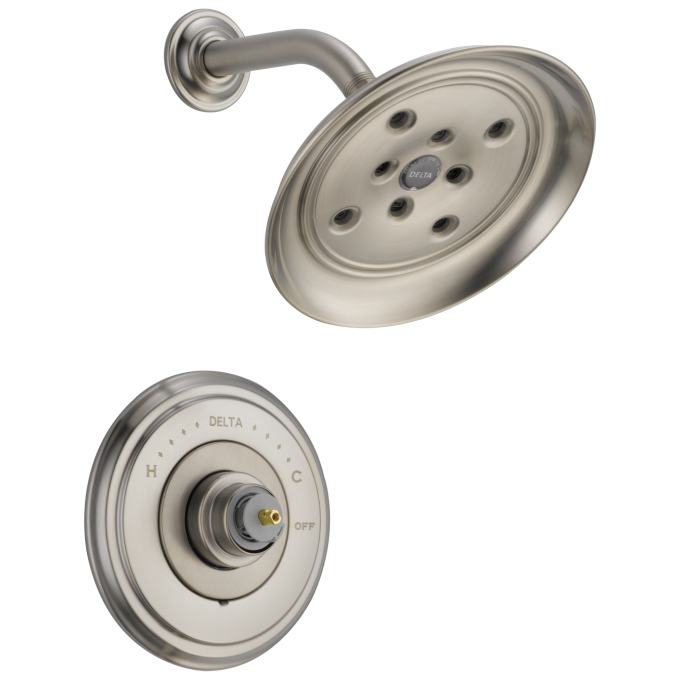 DELTA Cassidy Monitor 14 Series H2OKINETIC Shower Trim - Less Handle — Stainless