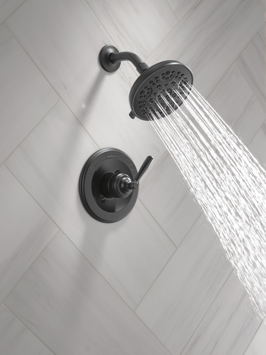 DELTA Roe Monitor 14 Series Shower Only — Matte Black