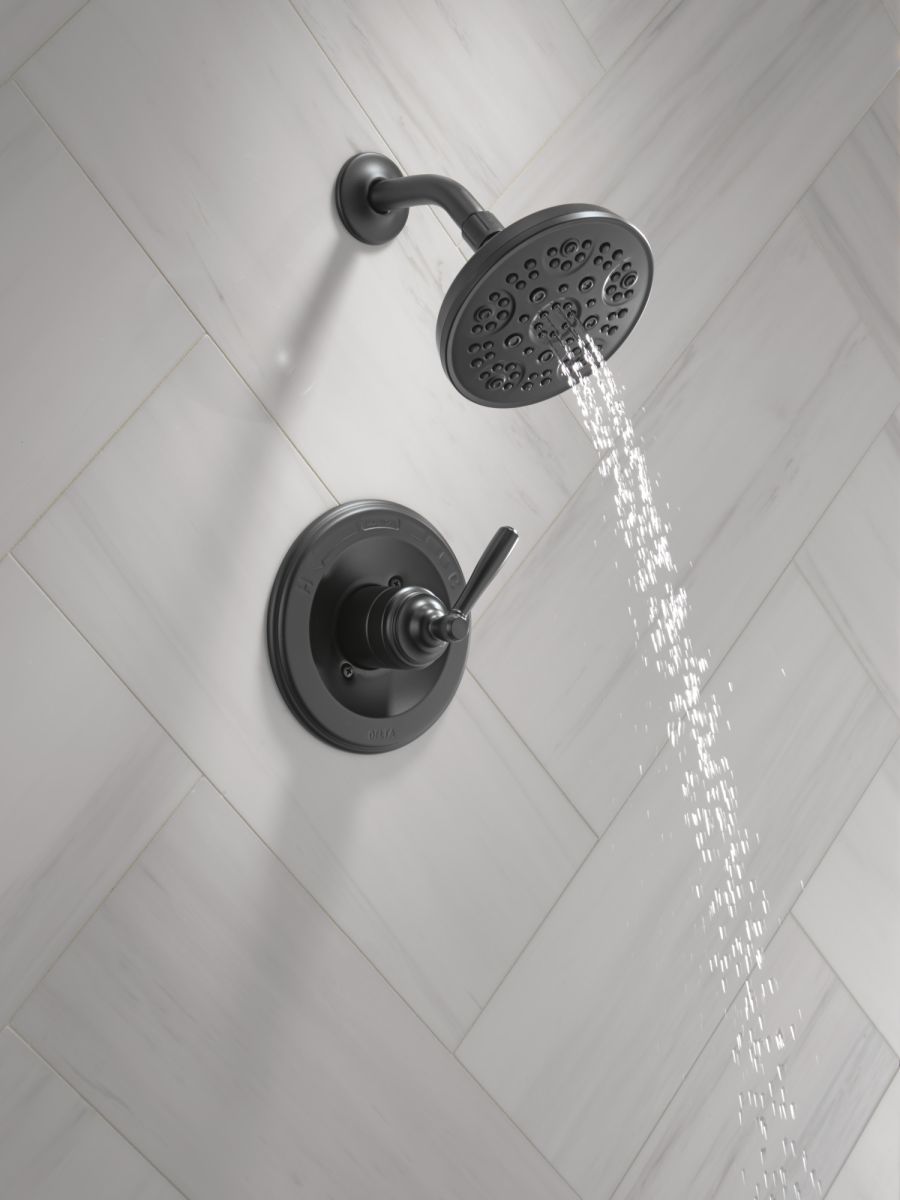 DELTA Roe Monitor 14 Series Shower Only — Matte Black