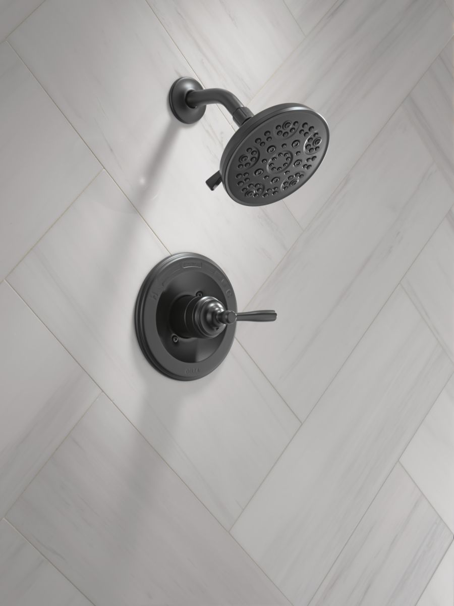 DELTA Roe Monitor 14 Series Shower Only — Matte Black