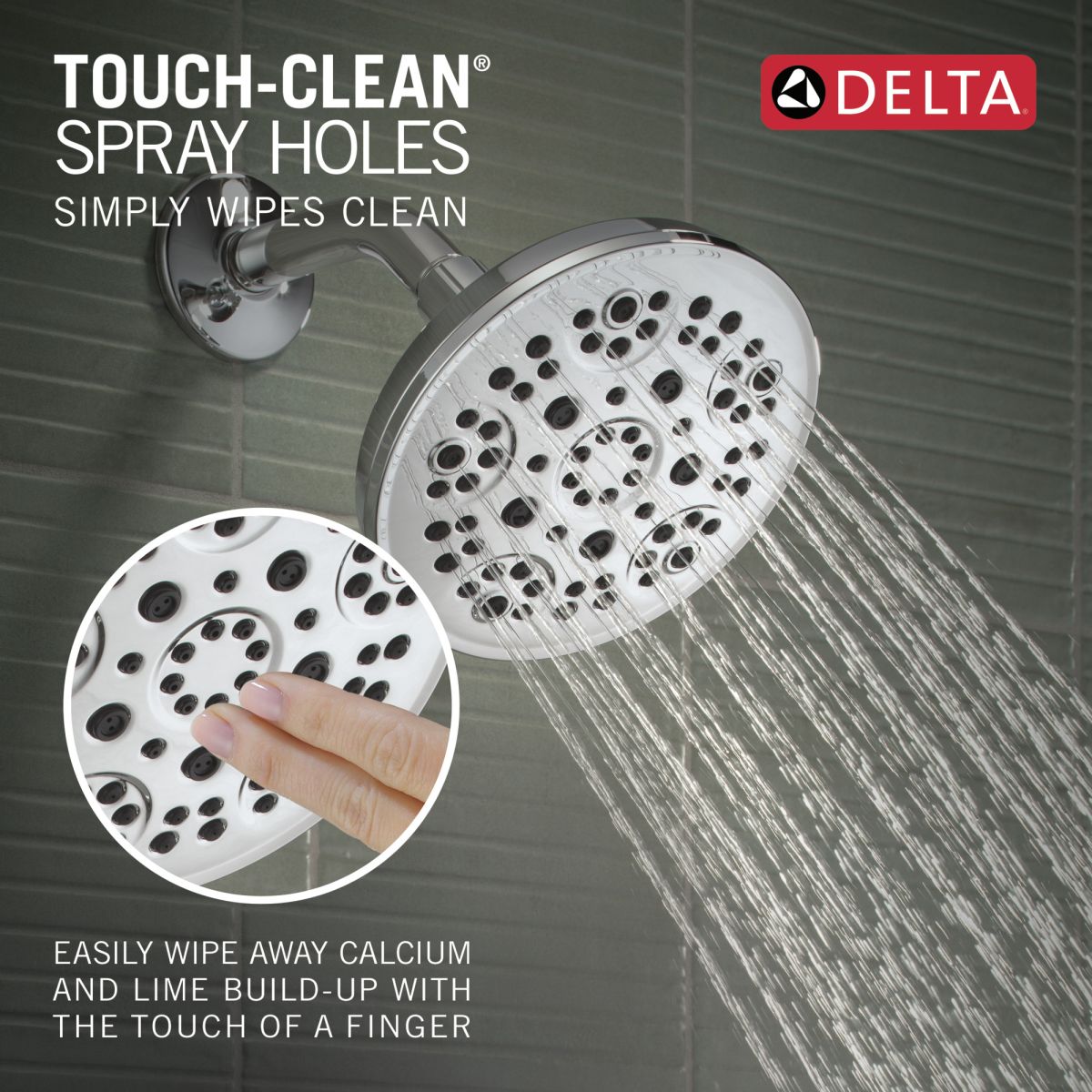 DELTA Roe Monitor 14 Series Shower Only — Chrome