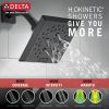 DELTA Pivotal Monitor 14 Series H2OKINETIC Shower Trim — Matte Black