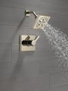 DELTA Pivotal Monitor 14 Series H2OKINETIC Shower Trim — Lumicoat® Polished Nickel