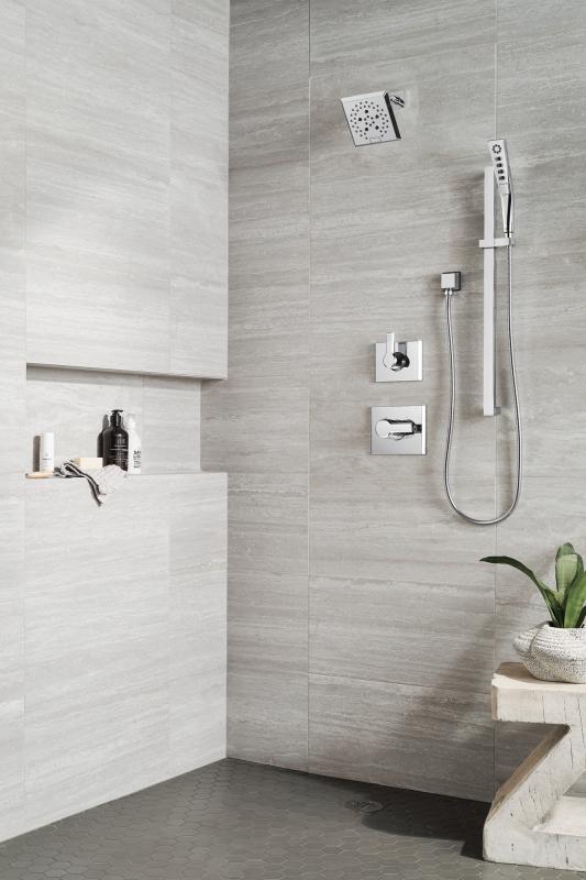 DELTA Pivotal 3-Setting 2-Port Diverter Trim — Lumicoat® Chrome