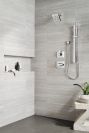 DELTA Universal Showering Components Square Wall Elbow for Hand Shower — Lumicoat® Chrome