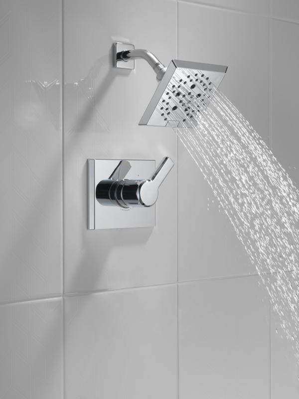 DELTA Pivotal Monitor 14 Series H2OKINETIC Shower Trim — Lumicoat® Chrome