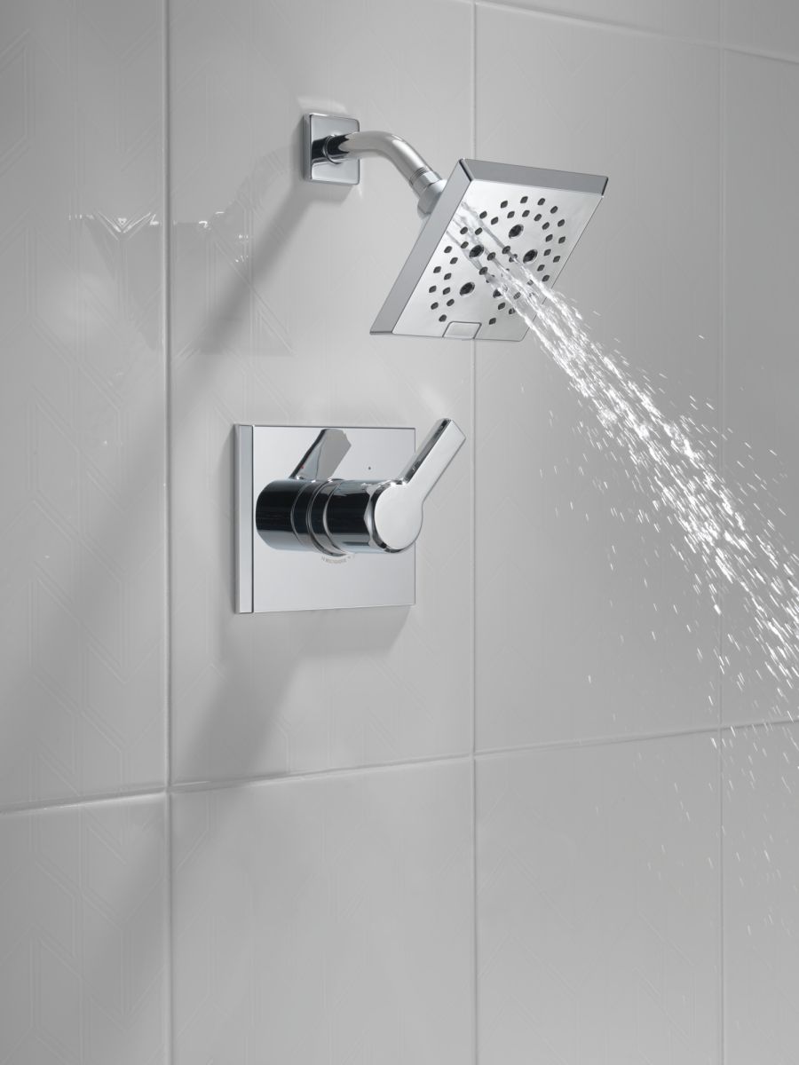 DELTA Pivotal Monitor 14 Series H2OKINETIC Shower Trim — Lumicoat® Chrome