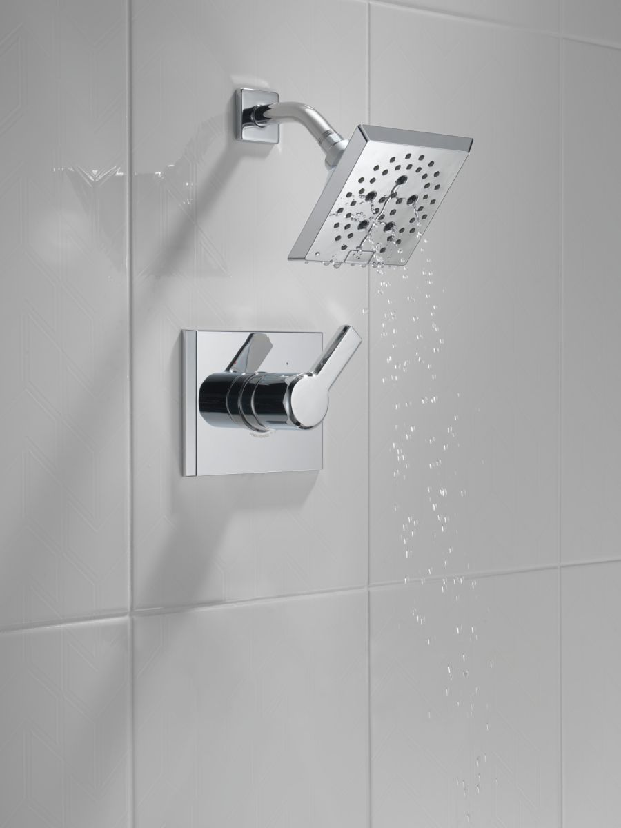 DELTA Pivotal Monitor 14 Series H2OKINETIC Shower Trim — Lumicoat® Chrome