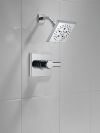 DELTA Pivotal Monitor 14 Series H2OKINETIC Shower Trim — Lumicoat® Chrome