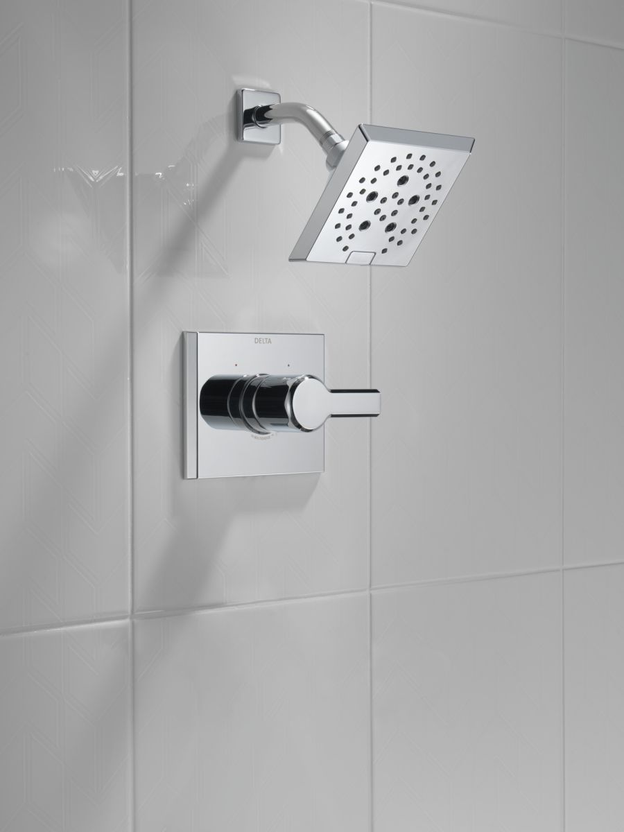 DELTA Pivotal Monitor 14 Series H2OKINETIC Shower Trim — Lumicoat® Chrome