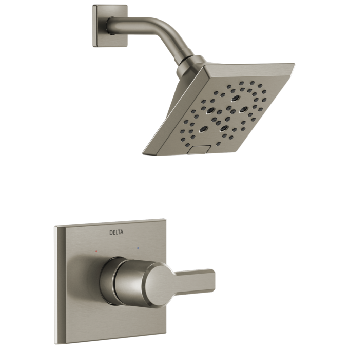 DELTA Pivotal Monitor 14 Series H2OKINETIC Shower Trim — Lumicoat® Stainless