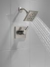 DELTA Pivotal Monitor 14 Series H2OKINETIC Shower Trim — Lumicoat® Stainless