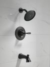 DELTA Woodhurst Tub & Shower Trim — Matte Black