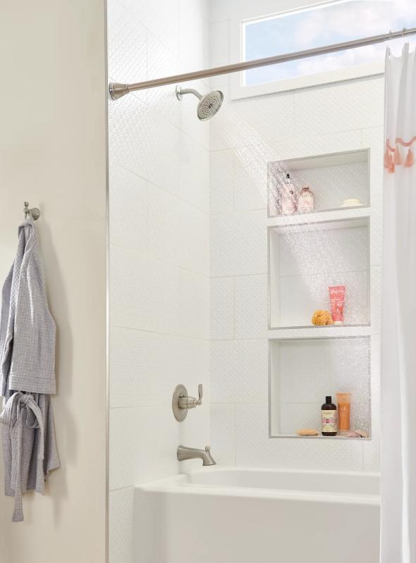 DELTA Woodhurst Tub/Shower Trim — Stainless