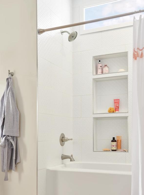 DELTA Woodhurst Tub/Shower Trim — Stainless