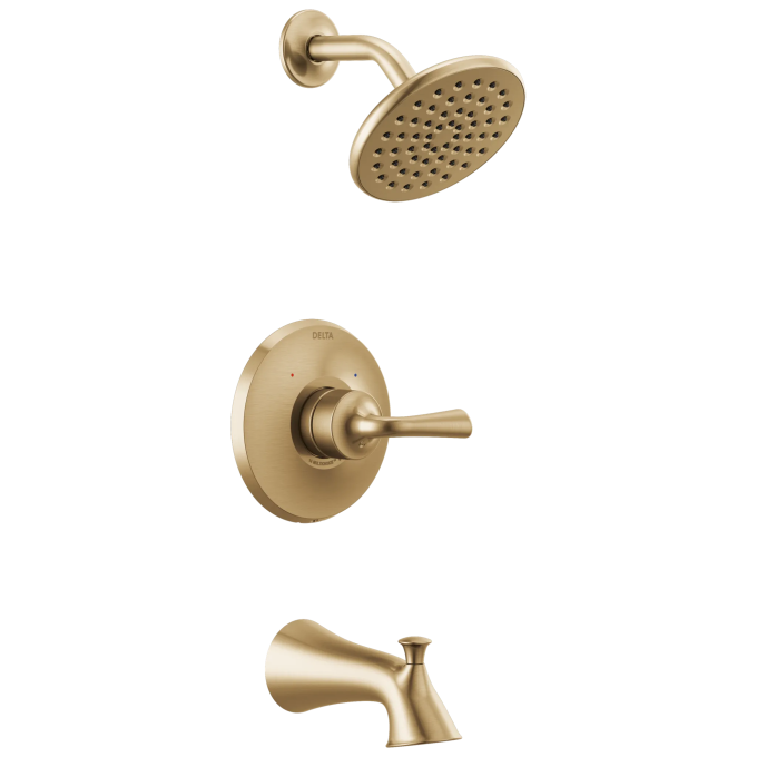 DELTA Kayra Monitor 14 Series Tub & Shower Shower Trim — Champagne Bronze