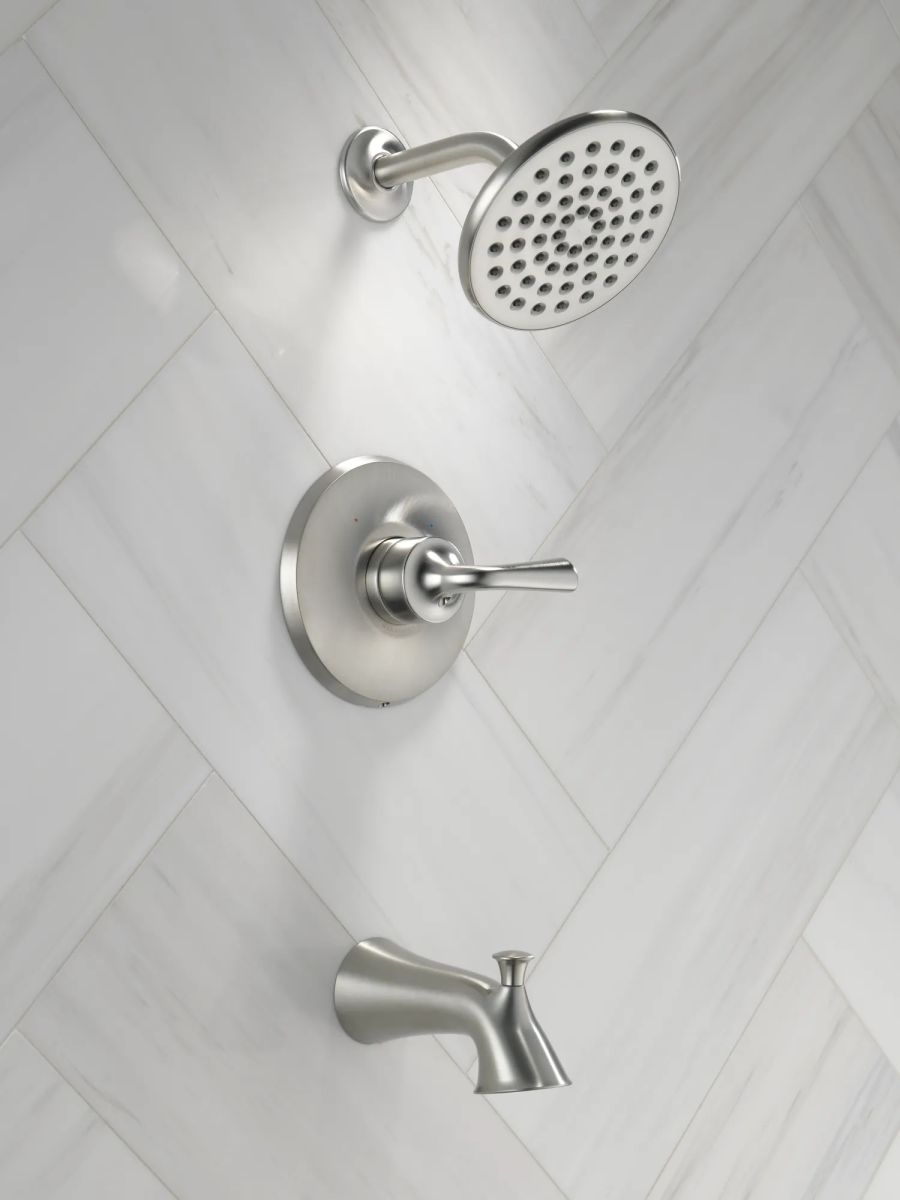 DELTA Kayra Monitor 14 Series Tub & Shower Trim — Stainless