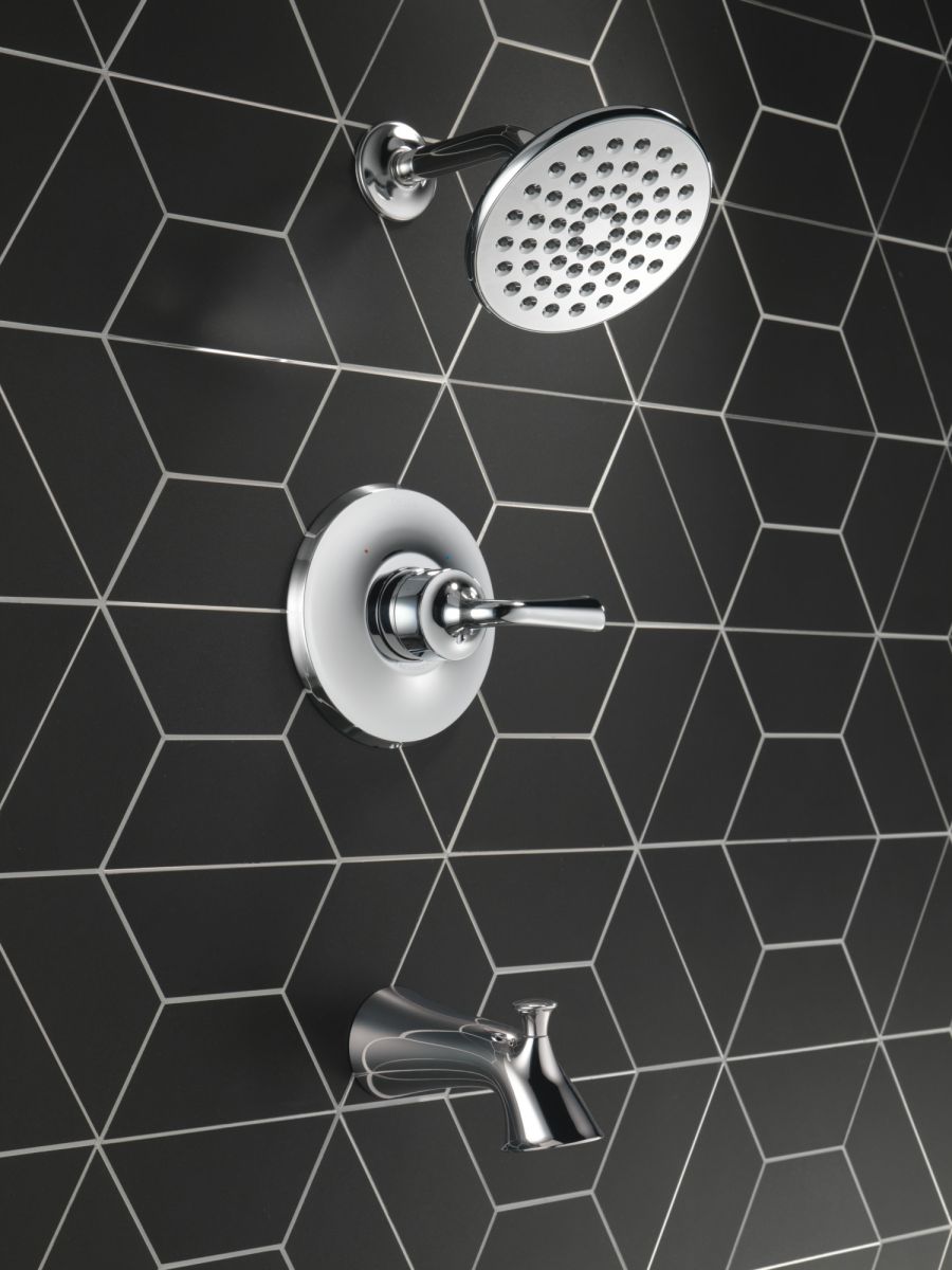 DELTA Kayra Monitor 14 Series Tub & Shower Trim — Chrome