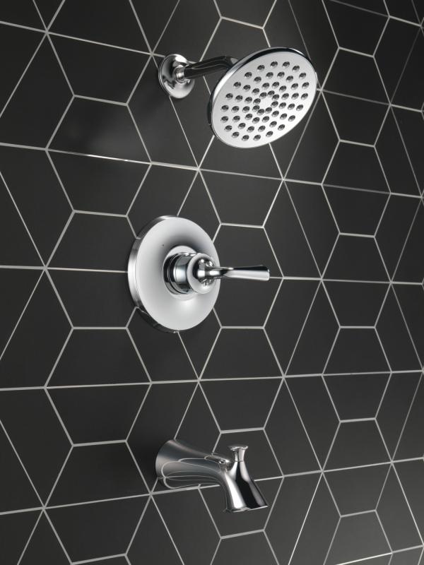DELTA Kayra Monitor 14 Series Tub & Shower Trim — Chrome
