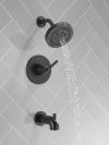 DELTA Saylor Monitor 14 Series Tub & Shower Trim — Matte Black