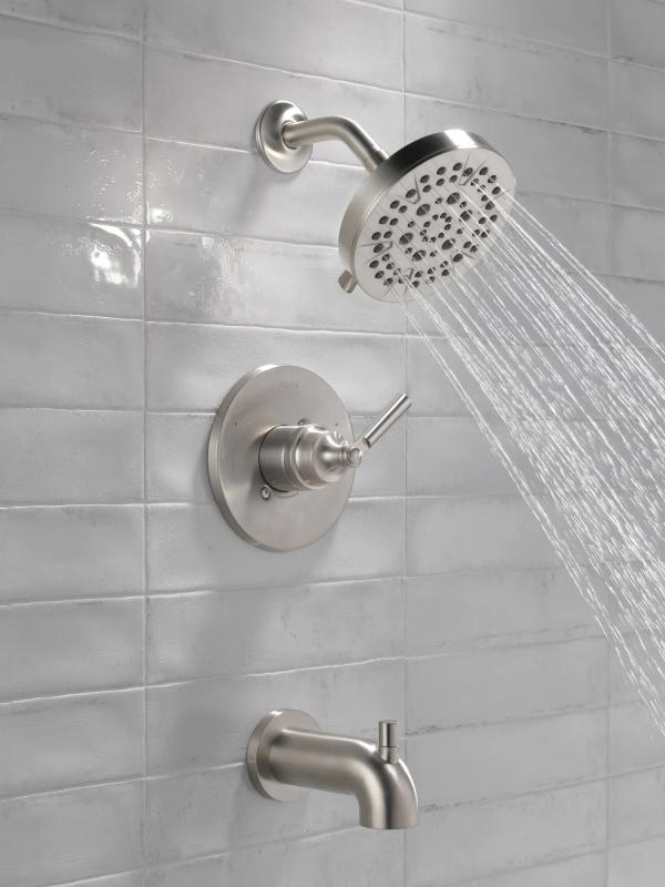 DELTA Saylor Monitor 14 Series Tub & Shower Trim — Stainless