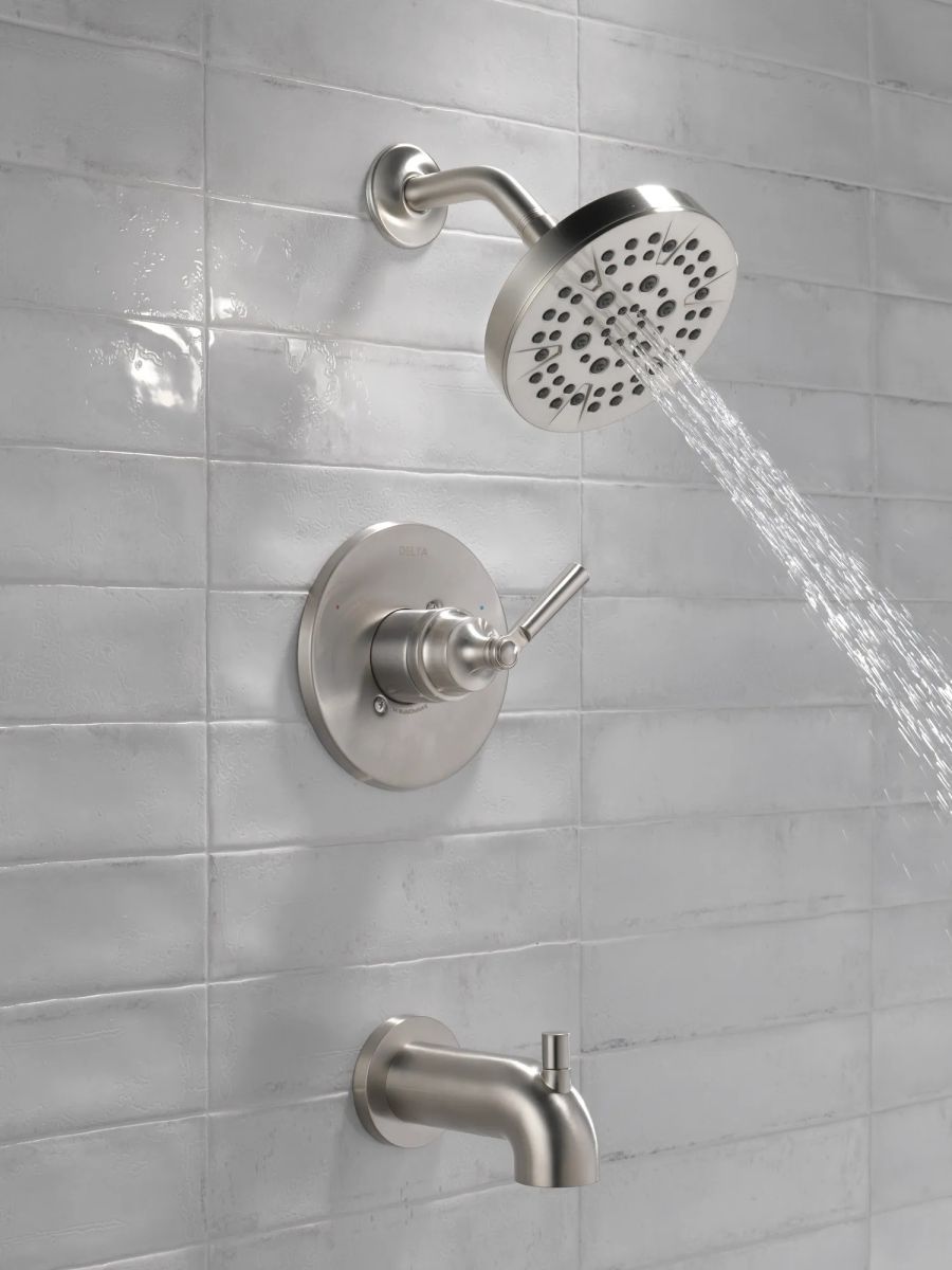 DELTA Saylor Monitor 14 Series Tub & Shower Trim — Stainless