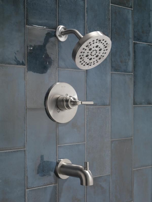 DELTA Saylor Monitor 14 Series Tub & Shower Trim — Stainless