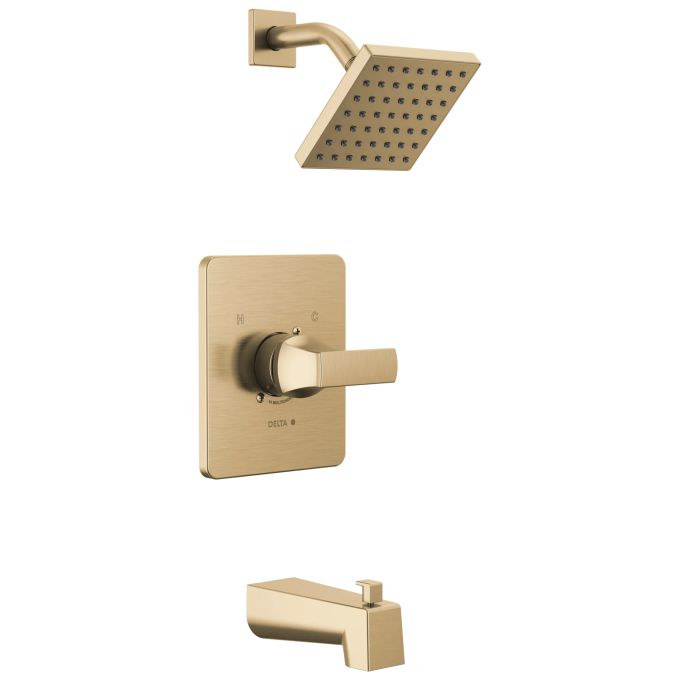 DELTA Velum Monitor 14 Series Tub & Shower — Champagne Bronze