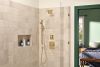 DELTA Dryden Premium Single-Setting Slide Bar Hand Shower — Champagne Bronze