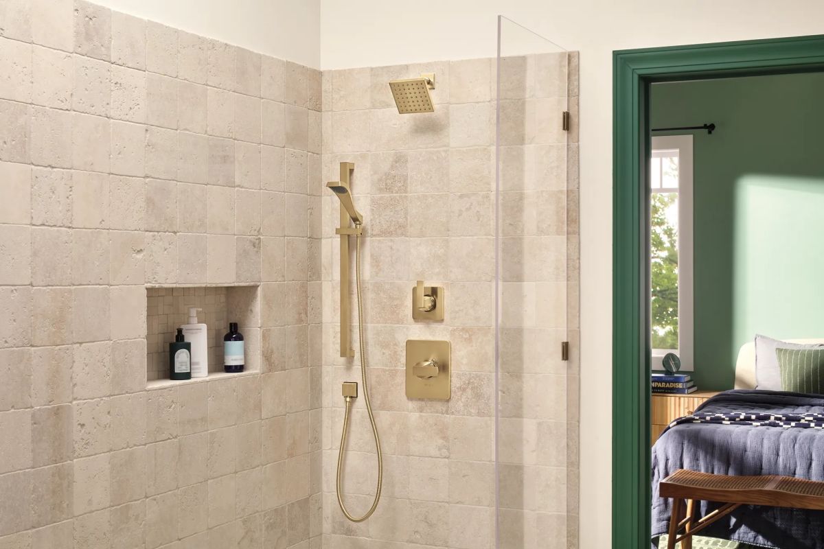 DELTA Velum Monitor 14 Series Tub & Shower — Champagne Bronze