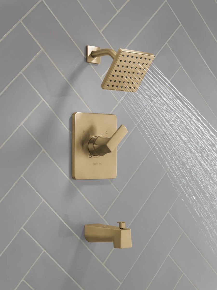 DELTA Velum Monitor 14 Series Tub & Shower — Champagne Bronze