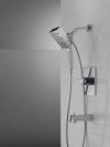 DELTA Universal Showering Components H2OKINETIC In2ition 4-Setting Two-in-One Shower — Lumicoat® Chrome