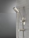 DELTA Universal Showering Components H2OKINETIC In2ition 4-Setting Two-in-One Shower — Lumicoat® Stainless