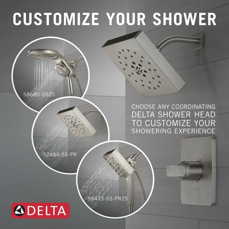 DELTA Velum Monitor 14 Series Tub & Shower - Less Head — Stainless