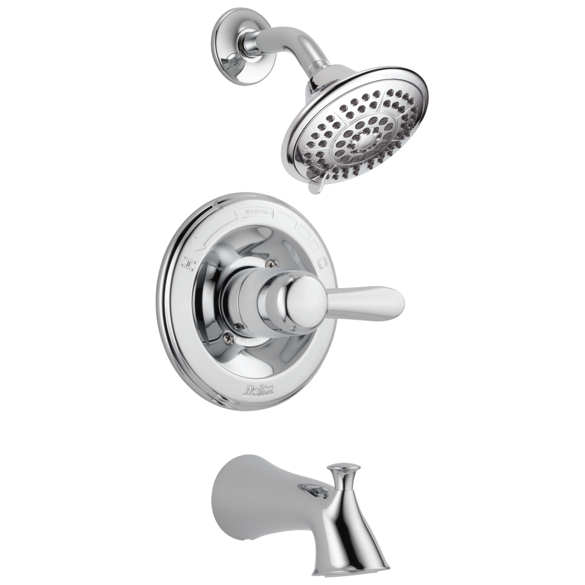 DELTA Lahara Monitor 14 Series Tub & Shower Trim — Chrome