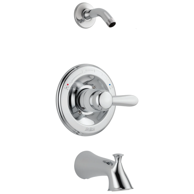 DELTA Lahara Monitor 14 Series Tub & Shower Trim - Less Head — Chrome