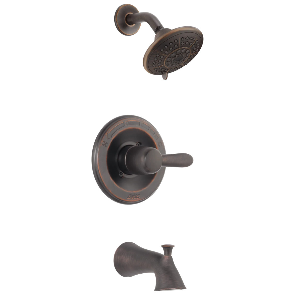 DELTA Lahara Monitor 14 Series Tub & Shower Trim — Venetian Bronze