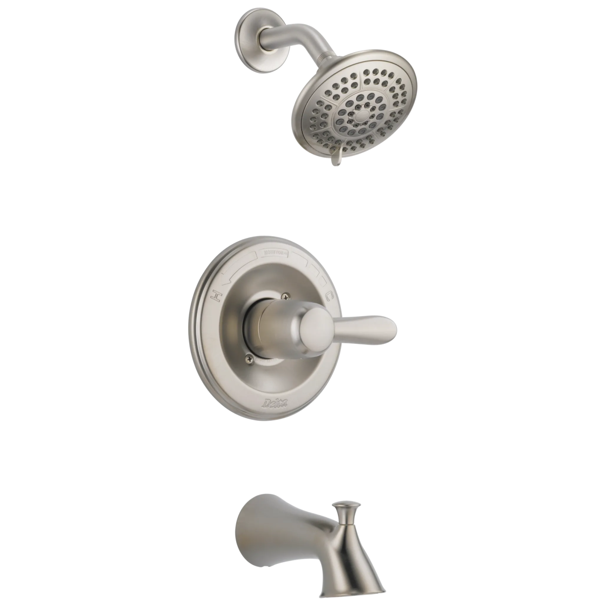 DELTA Lahara Monitor 14 Series Tub & Shower Trim — Stainless