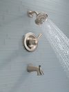 DELTA Lahara Monitor 14 Series Tub & Shower Trim — Stainless
