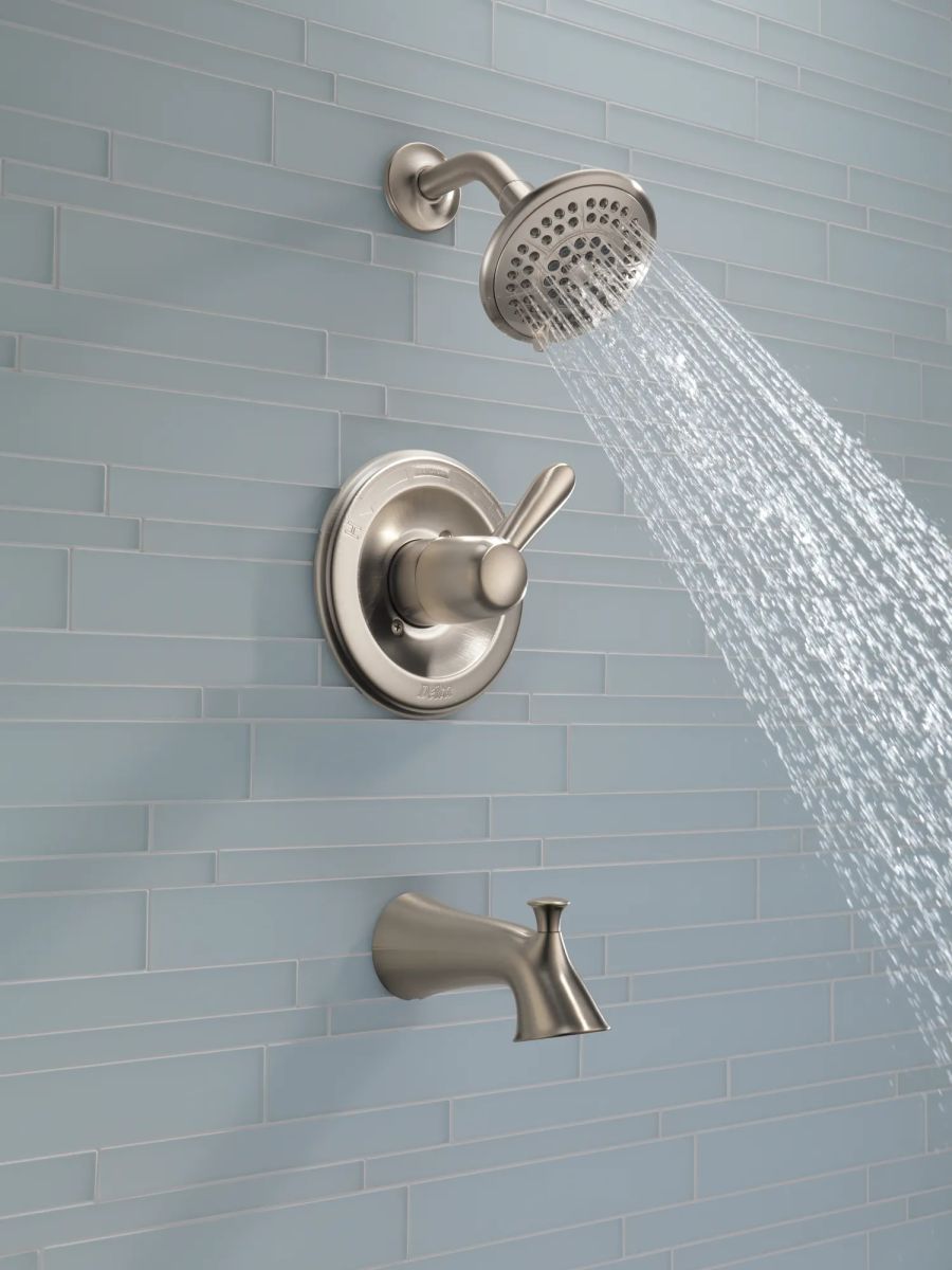 DELTA Lahara Monitor 14 Series Tub & Shower Trim — Stainless
