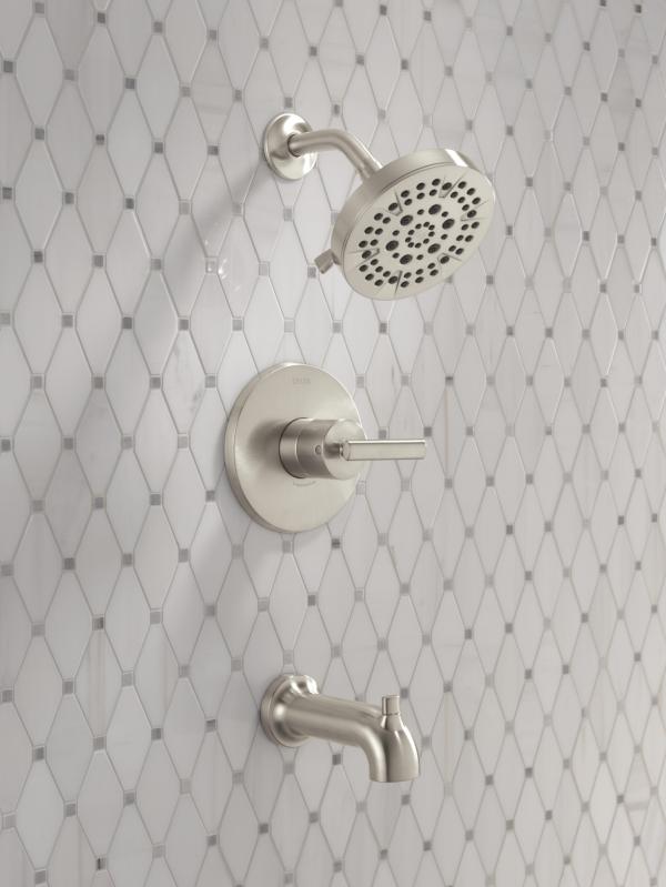 DELTA Altado Monitor 14 Series Tub & Shower Trim — Stainless